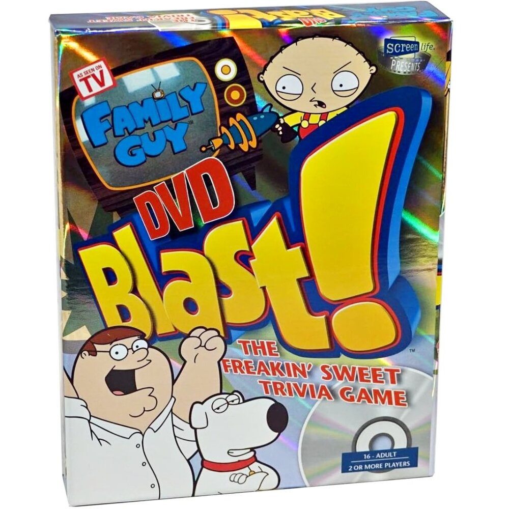 3/$55❤️2006 FAMILY GUY DVD BLAST! The Freakin' Sweet Trivia Game As Seen On TV